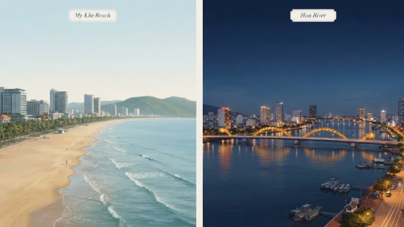 My Khe Beach vs Han River